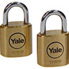 Yale 1059363 - hangslot 20 mm 2 gelijksl | 6 stuks