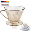 Westmark koffiefilterhouder met tuit transparant nr 4