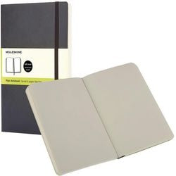 Moleskine notitieboek zacht kaft 13x21 zwart