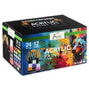 Plakkaatverf acrylic set compleet 24x59ml+12 kwasten
