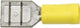 Hella flachsteckhülse fl.st.huels.4,0-6,0 100st p.inh.50st yellow