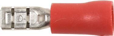 Hella flachsteckhülse fl.st.huels.0,5-1,0 100st red 2.8x0.5mm