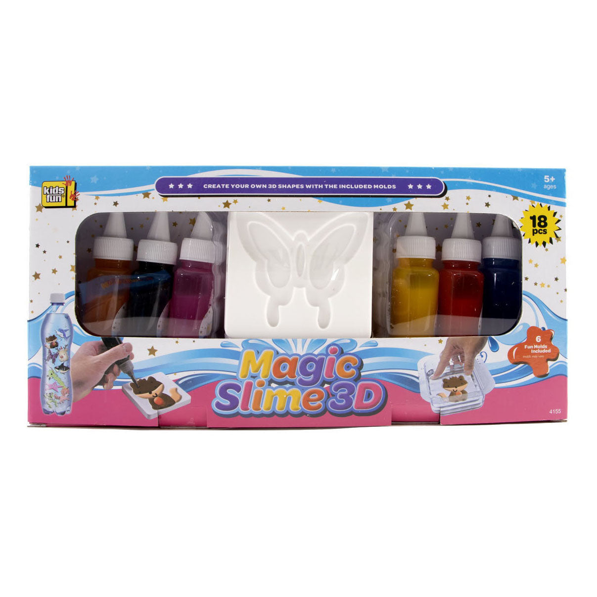 Magic slime 3d 18-delig