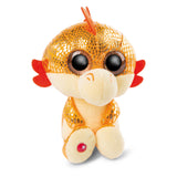 Nici glubschis pluchen knuffel draak oranje yo-yo, 15cm - afbeelding 1