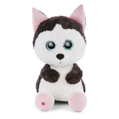 Nici glubschis pluchen knuffel husky barkley, 45cm