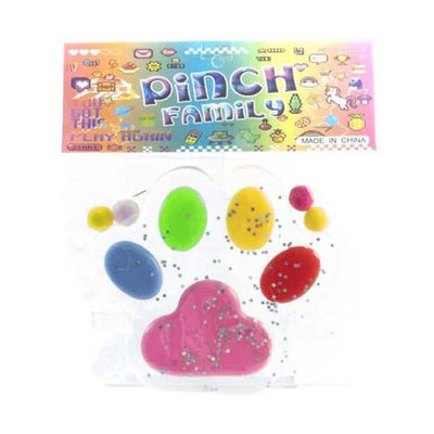 Jono toys pinch family - squishy dierenpoot groot