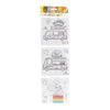 Jono toys kleur je eigen puzzeltjes- 3 puzzeltjes + 5 stiften