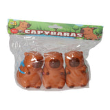 Jono toys capibara baddieren - 3st - afbeelding 2