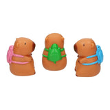 Jono toys capibara baddieren - 3st - afbeelding 3