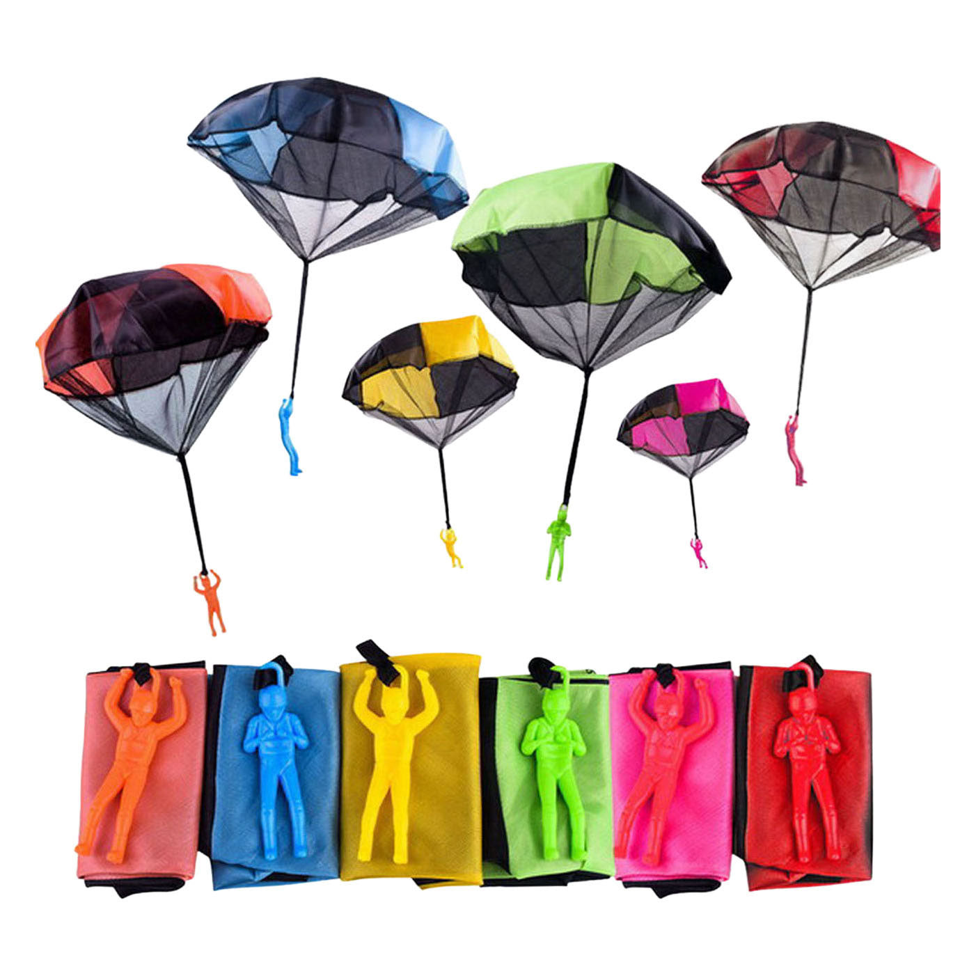 Jono toys gekleurde parachute