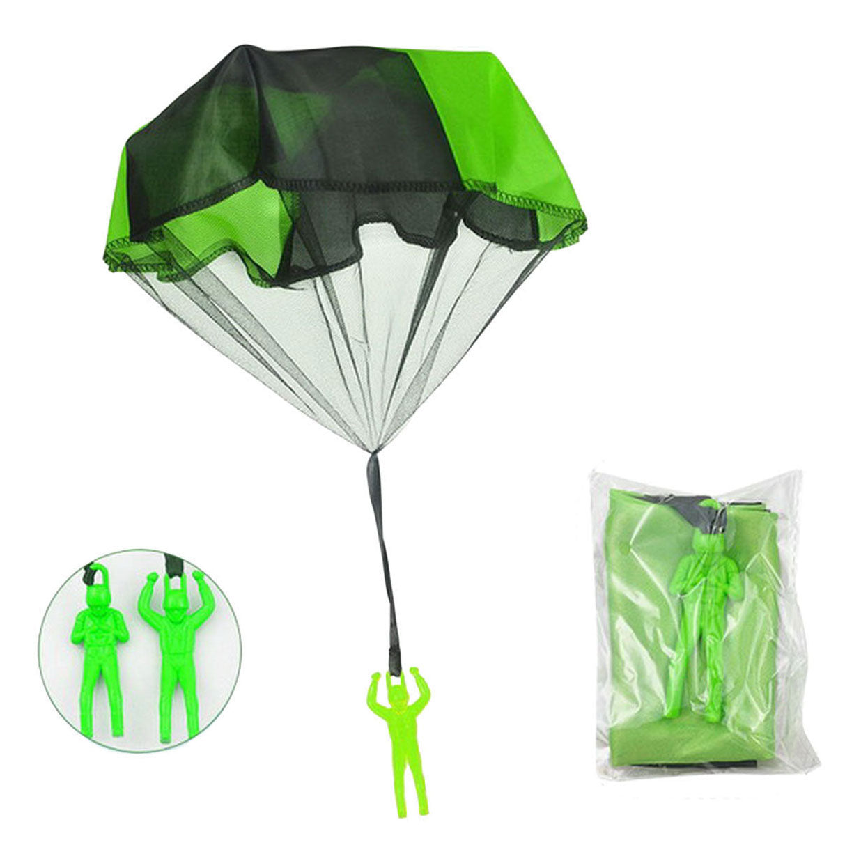 Jono toys gekleurde parachute