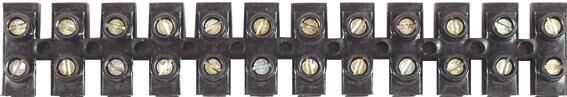 Hella kroonsteen pvc terminal strip 12 polig