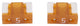 Dresselhaus zekering bananenstekker mini mini-fuse 5a 2 pcs. low profile light brown