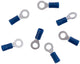 Dresselhaus ringverbinder ring connector, 4mm, blue partially insulated, 1.5-
