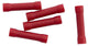 Dresselhaus stoßverbinder joint connector, insulate red 0.25 - 1.0 qmm