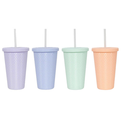 Svenska living drinkbeker diamond 500ml met rietje