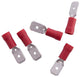 Dresselhaus platte stekker blade terminal, insulated 6.3x0.8mm 0.25-1.0 qmm