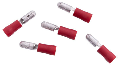 Dresselhaus rundstecker round plug, 4mm insulated, 0.25-1.0 qmm