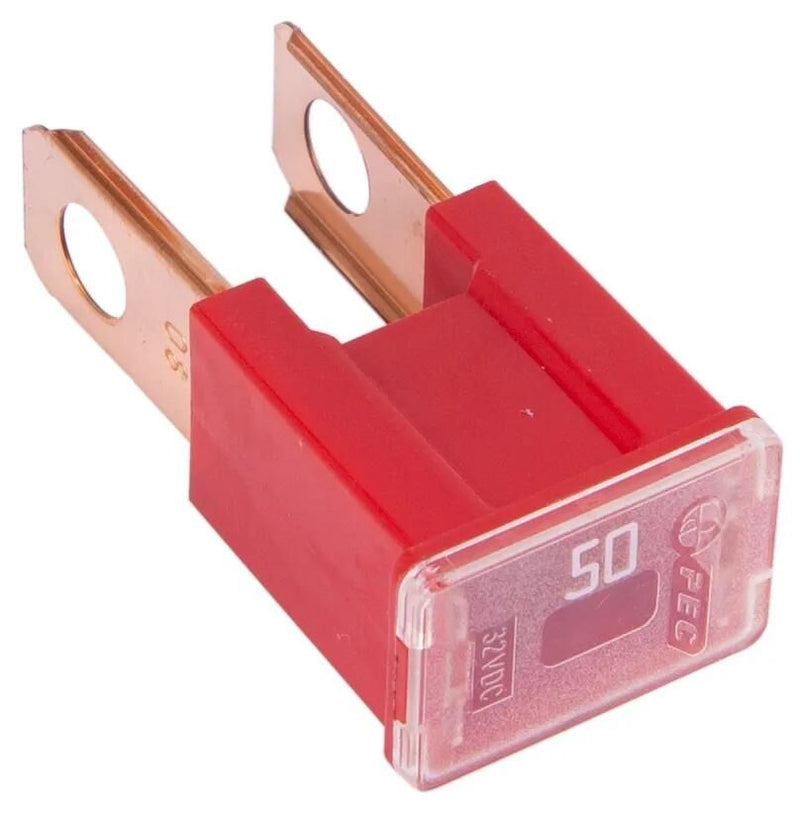 Dresselhaus pal-zekering male (bt) block fuse type 50a male red
