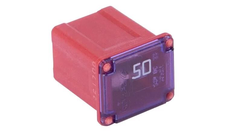 Dresselhaus pal-zekering jcase protection jcase 50a low profile red