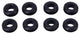 Dresselhaus kabeldoorvoer kabeltuelle double-sided 6x9x11mm 8 pcs.