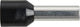 Herth+buss wire end ferrule black l1 20mm