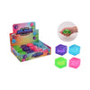 Johntoy slow rise anti-stress kubus met glitter