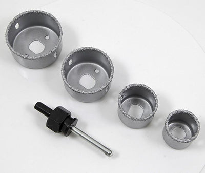Mack 1004618 - gatzaagset 5 delig voor steen en tegels | 3 stuks