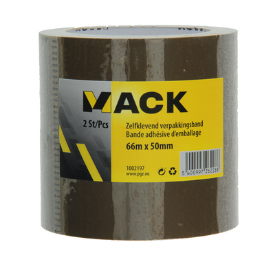 Mack 1002197 - set verpakkingstape 50x66 2st | 36 stuks