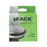 Mack 1005318 - zware deurstop inox look 1,3 kg ø 95 mm 1 st pc | 6 stuks - afbeelding 2