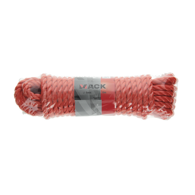 Mack 1006919 - pp gedraaid oranje streng 8mm 10m | 5 stuks