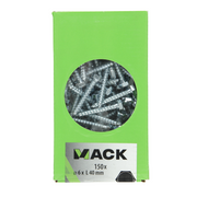 Mack 1007030 - houtdraadbout staal verzinkt 150 st 6 x 40 mm | 5 stuks - afbeelding 2