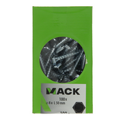 Mack 1007038 - houtdraadbout staal verzinkt 100 st 8 x 50 mm | 4 stuks - afbeelding 2