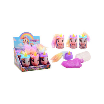 Johntoy crazy fluffy hair unicorn putty