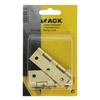 Mack 1013486 - 2 scharnieren vermessingd h 63 x b 41 mm | 5 stuks