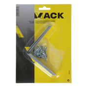 Mack 1013299 - 4 geplooide winkelhaken verzinkt 100x100x20x2mm | 10 stuks - afbeelding 2