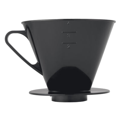 Metaltex koffiefilterhouder nr 4 zwart