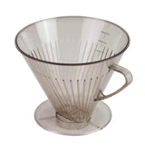 Metaltex koffie opzetfilter nr. 6 kunststof groot met greep - afbeelding 1