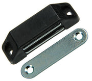 Mack 1005312 - 2 magneetsloten, zwaar model, kunststof zwart | 10 stuks - afbeelding 1