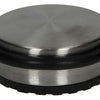Mack 1005318 - zware deurstop inox look 1,3 kg ø 95 mm 1 st pc | 6 stuks