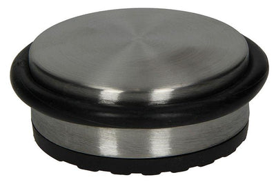 Mack 1005318 - zware deurstop inox look 1,3 kg ø 95 mm 1 st pc | 6 stuks