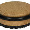 Mack 1005319 - zware deurstop hout 1,3 kg ø 95 mm 1 st pc | 6 stuks