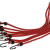 Mack 1006829 - snelbinder elastisch 8 haken rood | 5 stuks