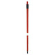 Vileda telescopische steel 80-140cm met ophanghaak en schroefdraad