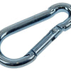 Mack 1006846 - 1 karabijnhaak+veer verzinkt bl 40x4mm | 5 stuks
