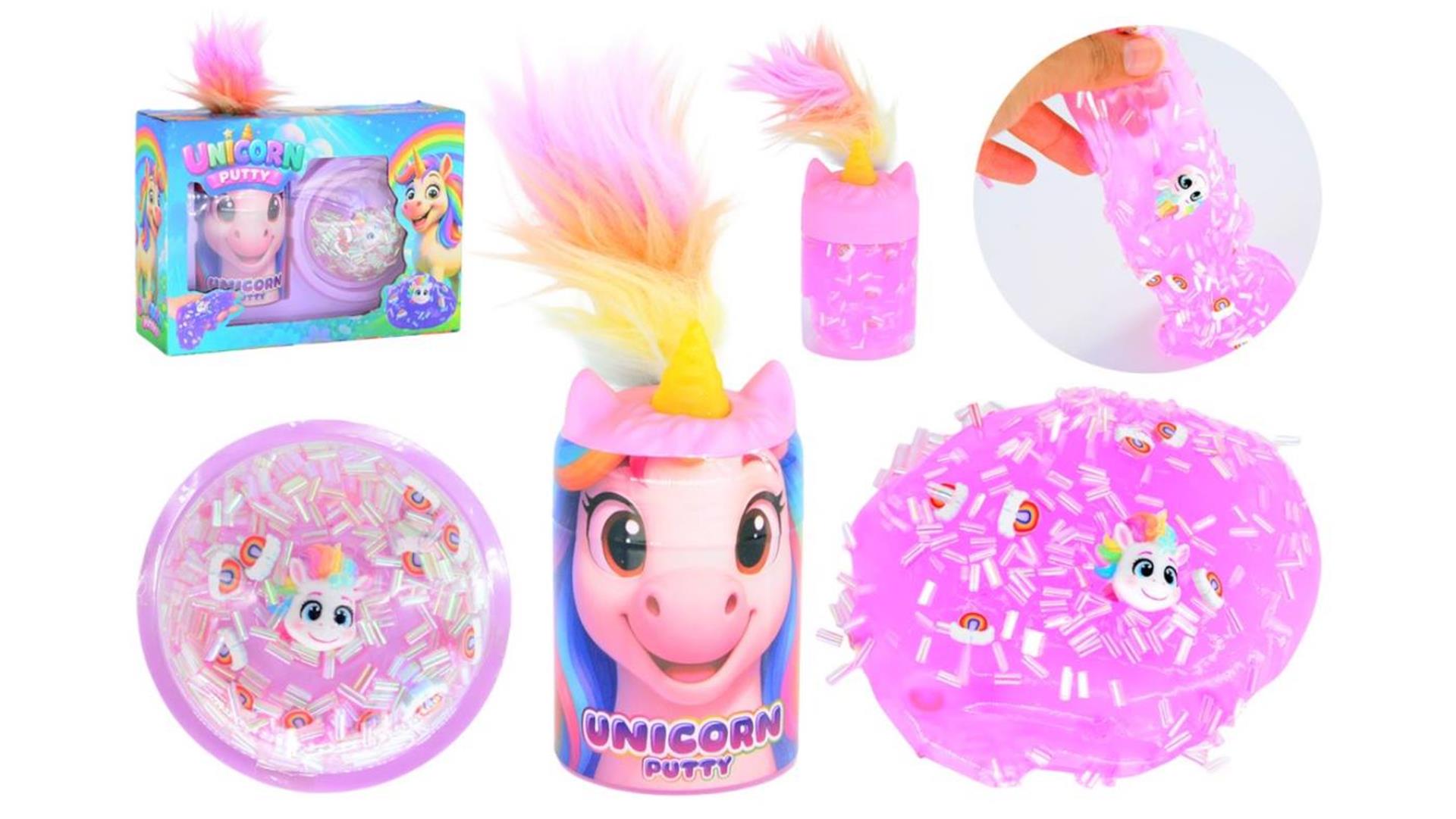 Johntoy eenhoorn putty met accessoires