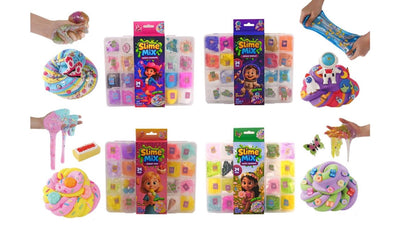 Johntoy putty, slijm en accessoires - 24dlg.