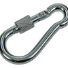 Mack 1006896 - 1 karabijnhaak+borgsl. verzinkt 6mm bl | 5 stuks