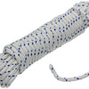 Mack 1006921 - pp gevlochten wit blauw streng6mm 10m | 5 stuks