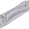 Mack 1006922 - pp gevlochten wit blauw streng8mm 10m | 5 stuks